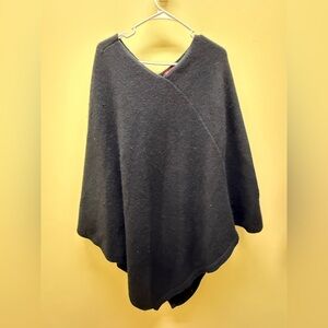 Monsoon Black Women's Angora/ Wool Blend Poncho